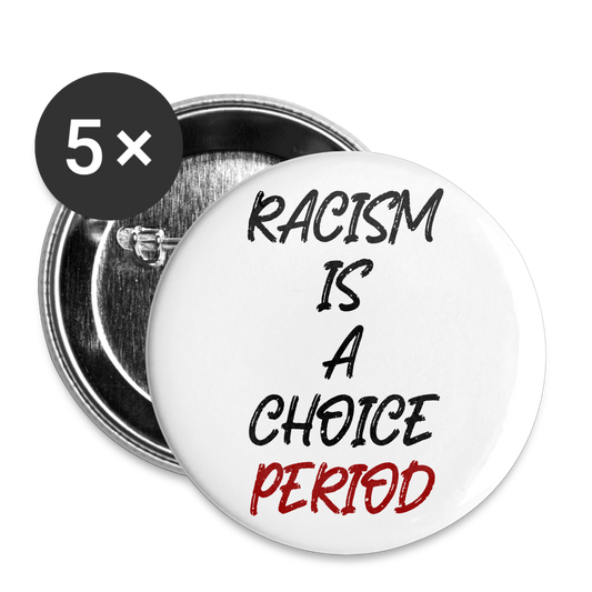 CHOICE Buttons small 1'' (5-pack) R3 - white