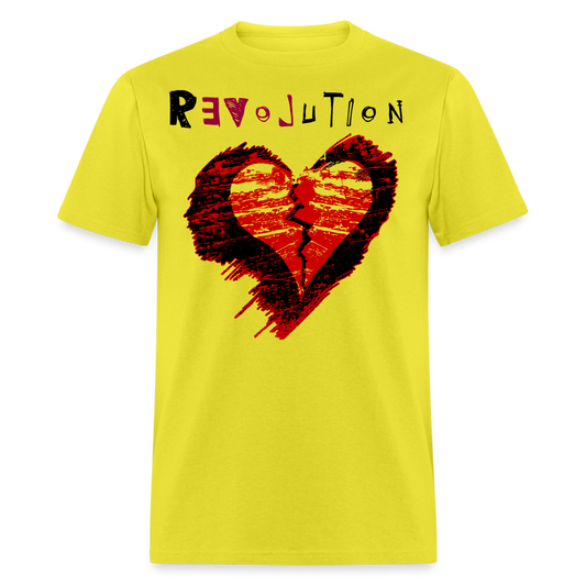 HEARTS 3Unisex Classic T-Shirt R3 - yellow