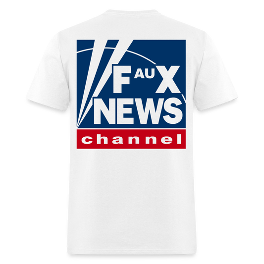 FAUX NEWS Unisex Classic T-Shirt R3 - white