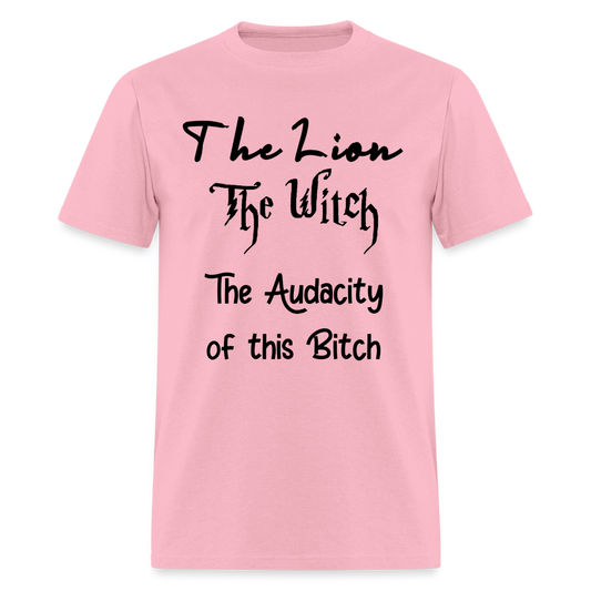 THE LION THE WITCH THE AUDACITY Unisex Classic T-Shirt 3C - pink