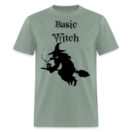 BASIC WITCH Unisex Classic T-Shirt 3C - sage