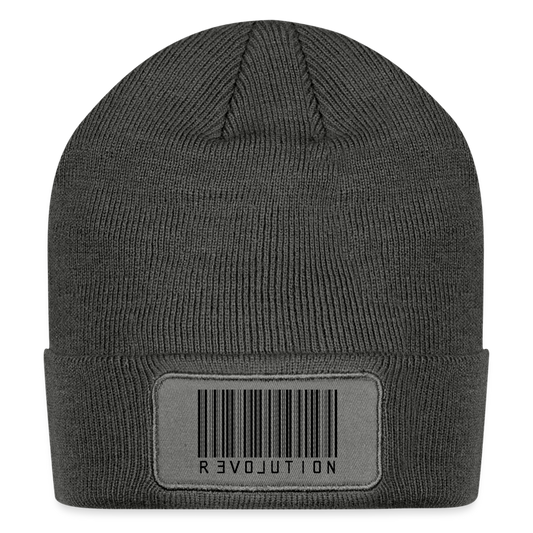 BARCODE Patch Beanie R3 - charcoal grey