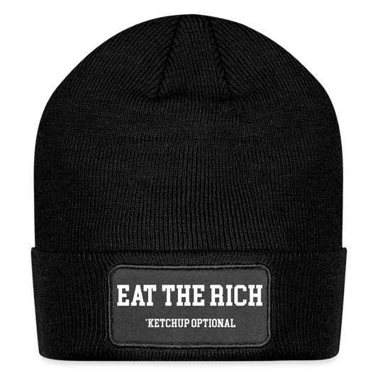 KETCHUP OPTIONAL Patch Beanie R3 - black