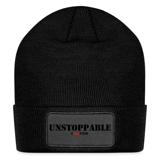 UNSTOPPABLE Patch Beanie R3 - black