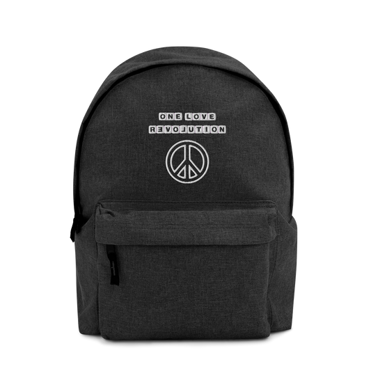 ONE LOVE R3VOLUTION Embroidered Backpack R3