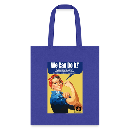 WE CAN DO IT Tote Bag R3 - royal blue