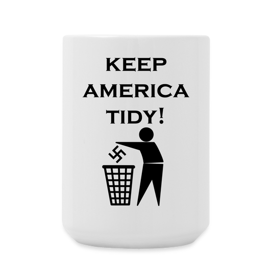 KEEP AMERICA TIDY Coffee/Tea Mug 15 oz R3 - white